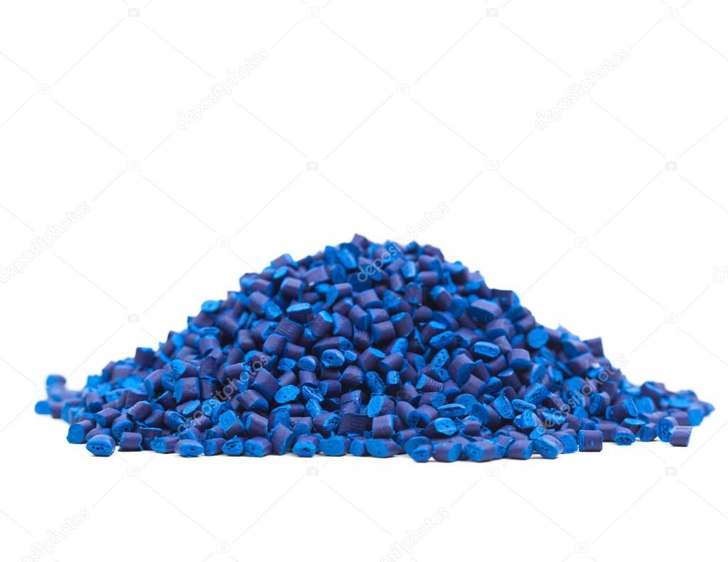 blue synthetic material