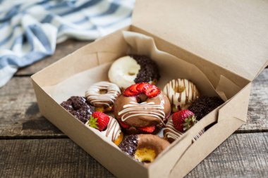 Tatlı ve lezzetli çörekler.