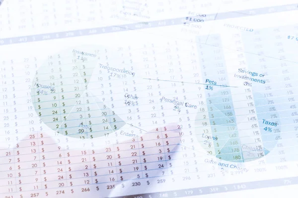 Gráfico de línea de negocio —  Fotos de Stock