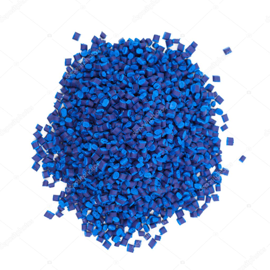 blue synthetic material