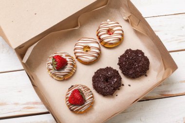 Tatlı ve lezzetli çörekler.