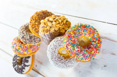 Lezzetli donuts topluluğu