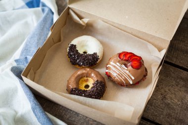 Tatlı ve lezzetli çörekler.