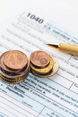 İş grafiği ve madeni paralar