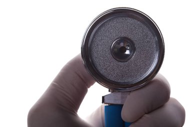 Elinde stetoskop tıbbi