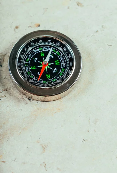 Vintage navigation compass — Stock Photo, Image