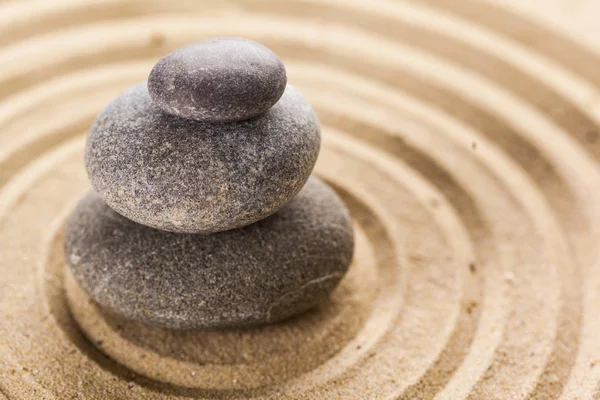 Giardino di sabbia per la meditazione — Foto Stock