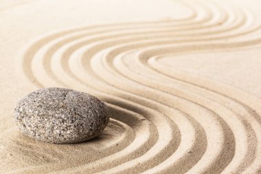 Meditasyon için kum Bahçesi 