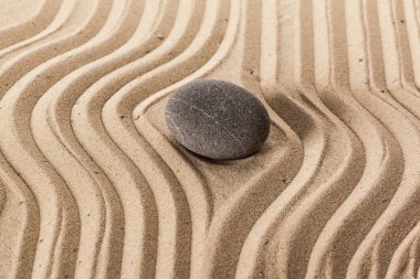 Meditasyon için kum Bahçesi 