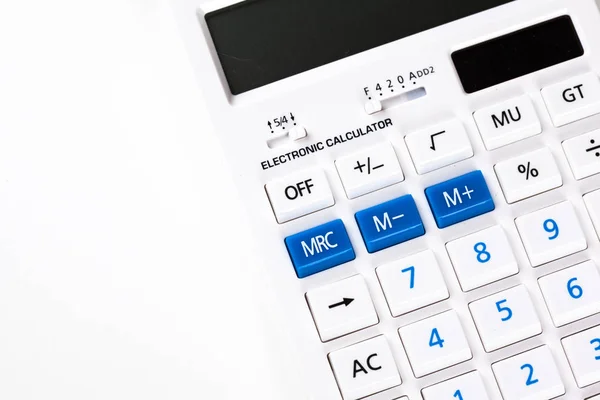 Moderní jednoduchá kalkulačka — Stock fotografie