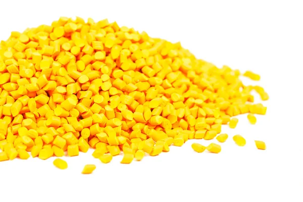 Resina de polímero amarelo — Fotografia de Stock