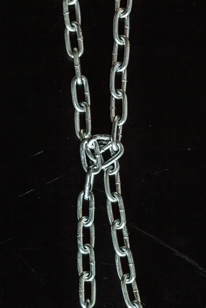 Güçlü metal zincir — Stok fotoğraf