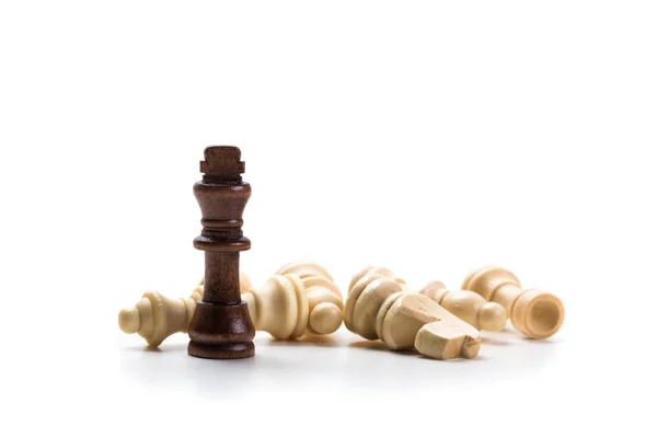 Juego de ajedrez o piezas de ajedrez —  Fotos de Stock