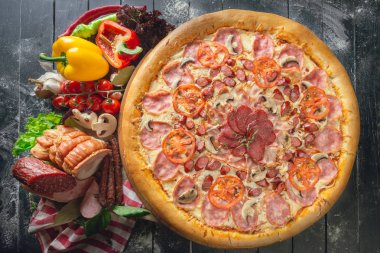Sıcak Pizza jambon