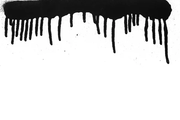 Fekete színű festék spray — Stock Fotó