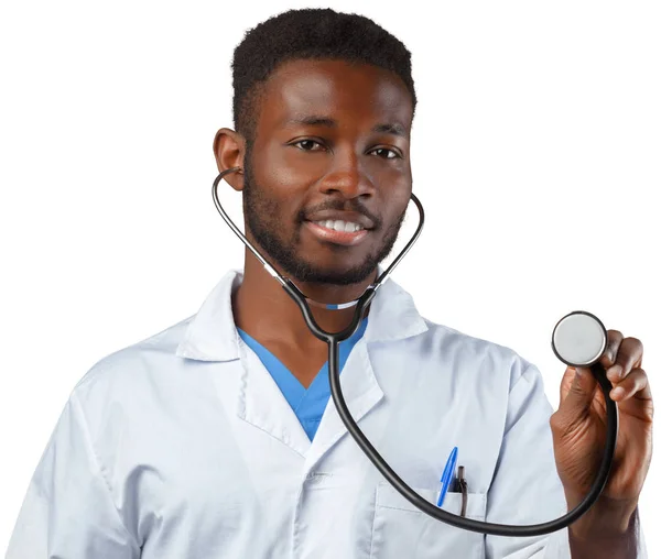 Doctor Stethoscope Isolated White Background — Stock Photo, Image