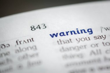 Kelimenin sözlük, görünümü kapatın