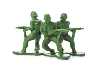 geleneksel oyuncak asker topluluğu