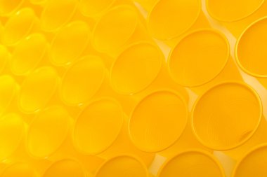 Sarı boş tek kullanımlık plastik gözlük