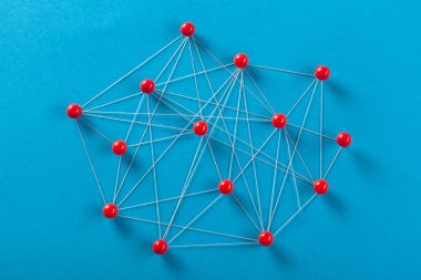 Pin kavramı ile ağ, yakın çekim