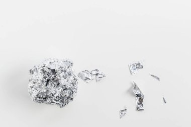 Alüminyum folyo arka plan dokusu