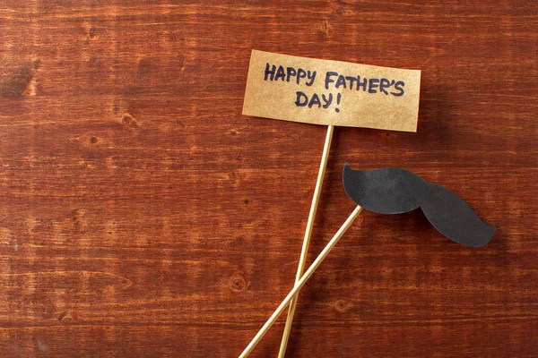 Greeting Composition Father Day Male Attribute — Stock Photo, Image