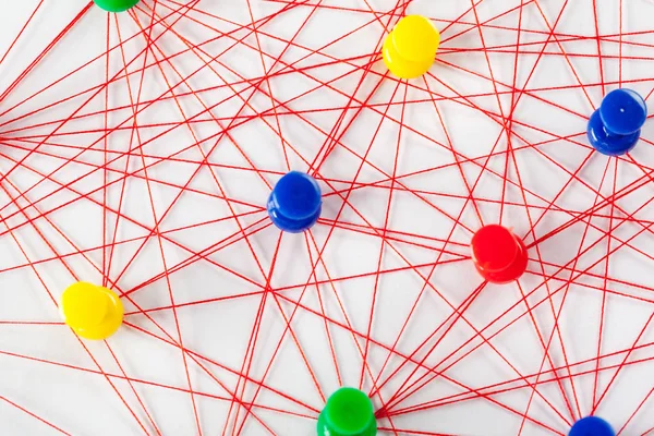 Pin kavramı ile ağ, yakın çekim