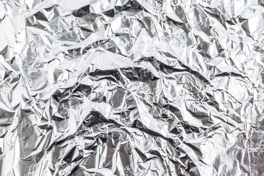aluminum foil background texture