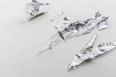 Alüminyum folyo arka plan dokusu