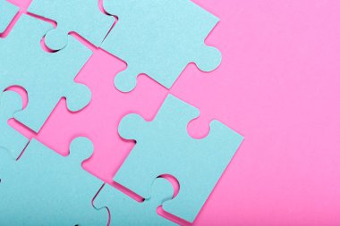 Puzzle parçaları ile metin için boş yer