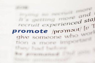 Kelimenin sözlük, görünümü kapatın