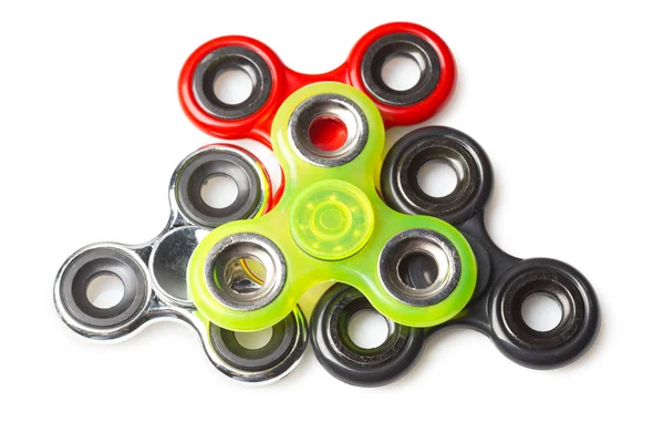 Spinner Stress Alleviare Giocattoli Isolati — Foto Stock