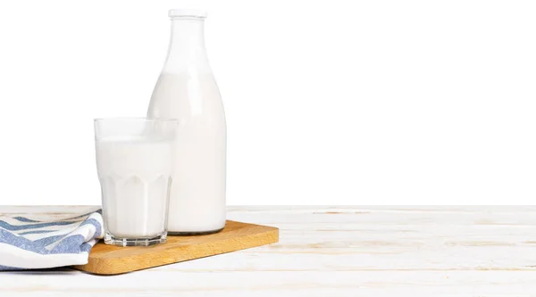 Milk Glass Cup Close — Stock Photo, Image