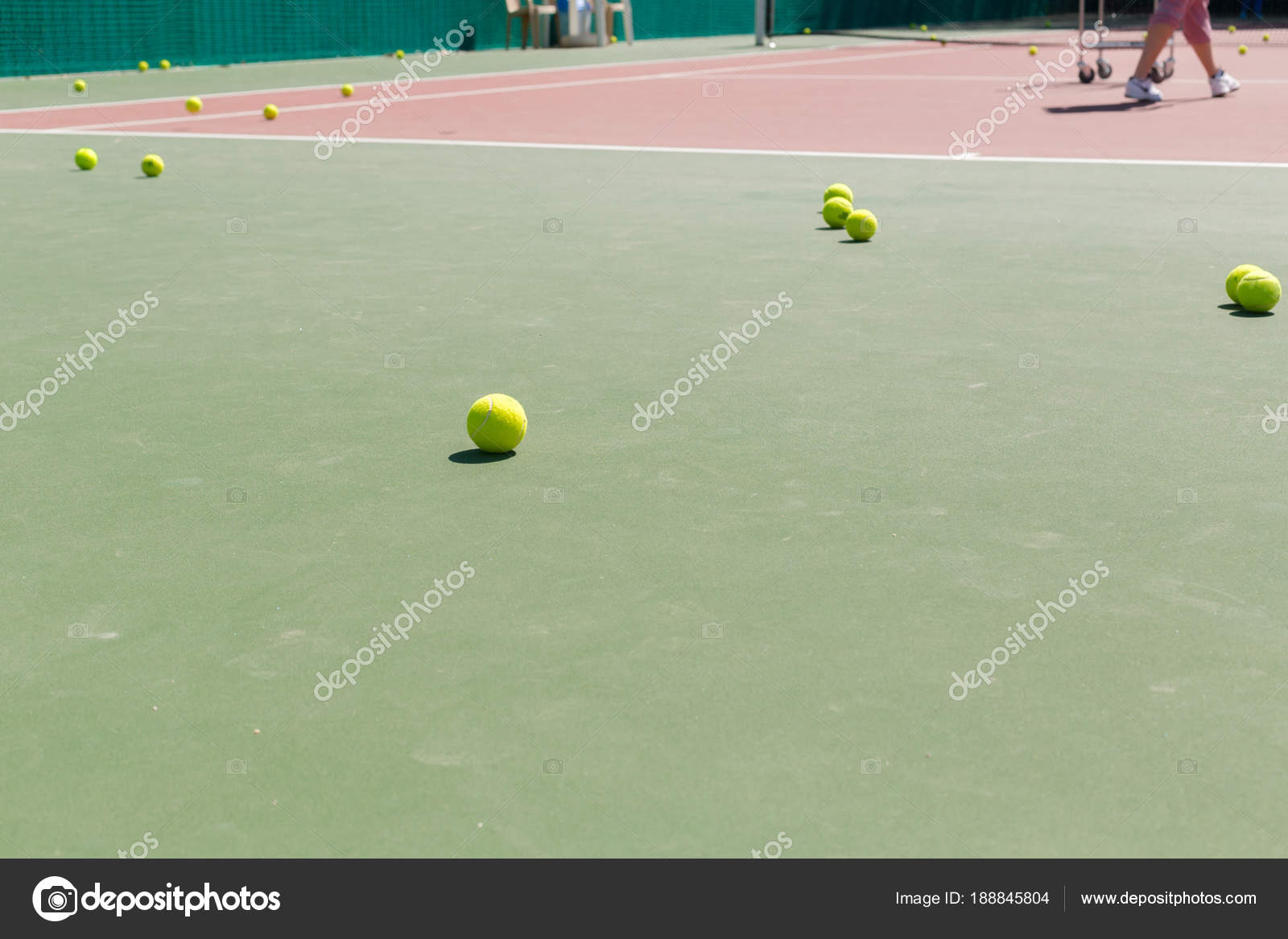 Tennis Balls Court — Stock Photo © Fotofabrika 188845804