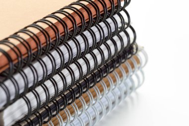 Kağıt defter tablo üzerinde kapat