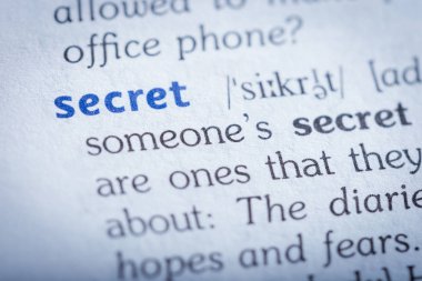 Kelimenin sözlük, görünümü kapatın