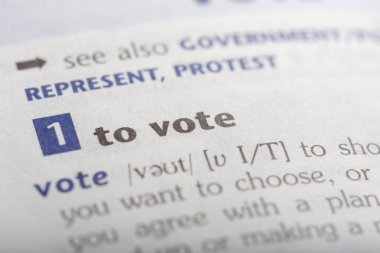 Kelimenin sözlük, görünümü kapatın