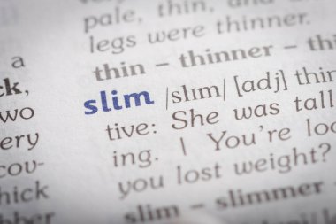 Kelimenin sözlük, görünümü kapatın