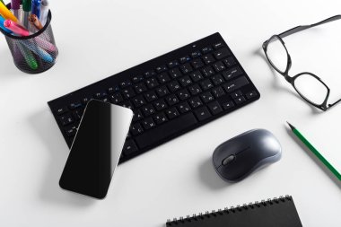 İş iş yerinde yakın çekim