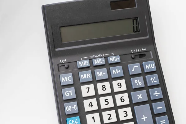 Calculator Isolerad Vit Bakgrund — Stockfoto