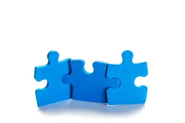 Puzzle Fundo Conceito Conexão — Fotografia de Stock