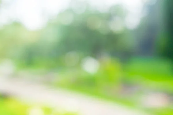 Parque Desenfoque Con Fondo Luz Bokeh — Foto de Stock