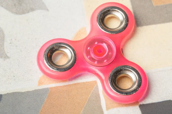 Zenuwachtig Spinner Stress Verlichten Speelgoed Stenen Achtergrond — Stockfoto