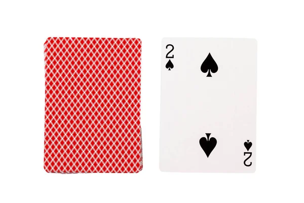 Playing Cards White Background — Stock Photo, Image