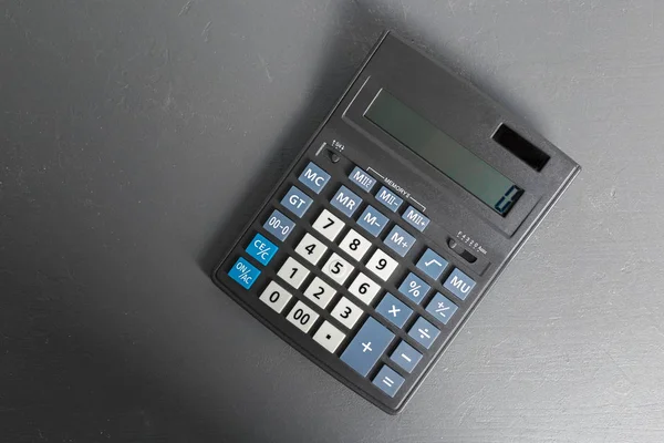 Калькулятор Столі Вид Зверху — стокове фото
