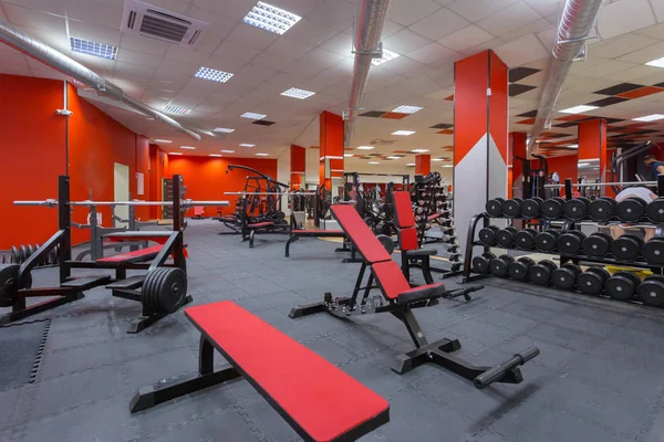 Equipments Modern Sport Gym — Stock Photo, Image