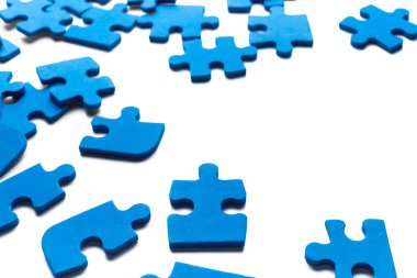 Puzzle parçaları, iletişim kavramı.