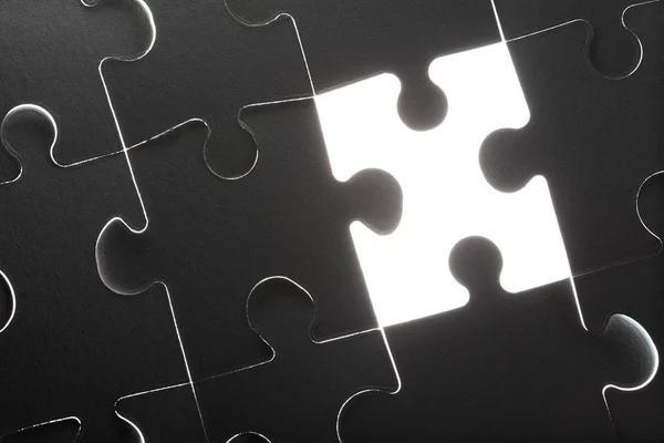 Missing Puzzle Pieces Background — Stock Photo, Image