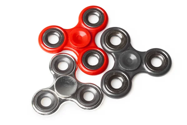 Spinner Stress Alleviare Giocattoli Isolati — Foto Stock