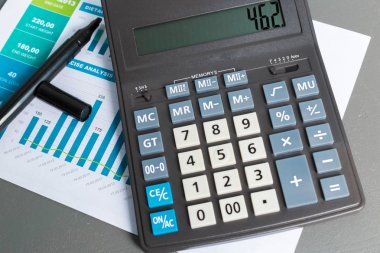 Hesap makinesi iş tablo. Muhasebe raporu kavramı kontrol